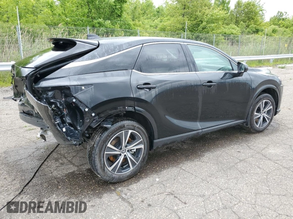 2023 Lexus RX with VIN 2T2BBMCAXPC009380, listed as a Copart auction lot 55076153 with 98 mi miles. Bid and sale history available at carsss.com. Image 3.