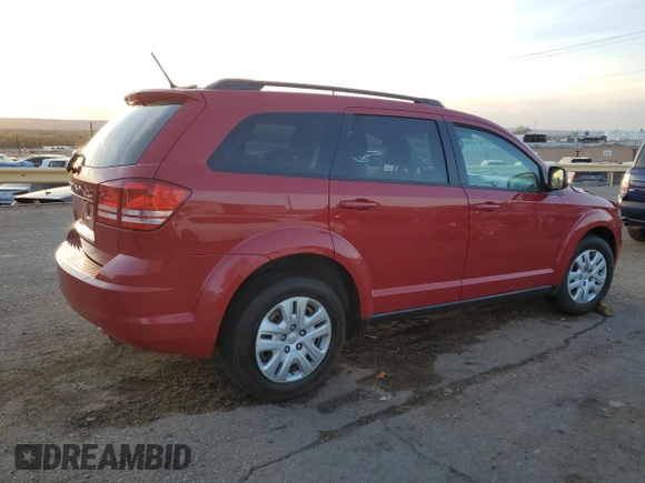 2016 Dodge Journey American Value with VIN 3C4PDCABXGT185692, listed as a Copart auction lot 52123065 with 40,963 mi miles and Salvage Title. Bid and sale history available at DreamBid. Image 3.