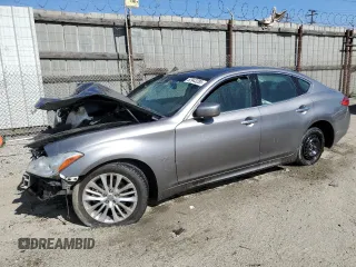 2012 Infiniti M Hybrid with VIN JN1EY1APXCM910481, listed as a Copart auction lot 52943285 with Not Provided miles and Salvage Title. Bid and sale history available at DreamBid. Image 1.
