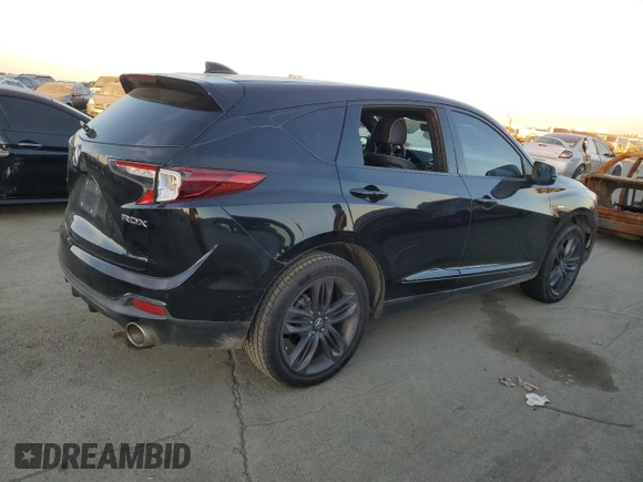 2019 Acura RDX w/A-Spec Pkg with VIN 5J8TC1H61KL008131, listed as a Copart auction lot 88170235 with 140,254 mi miles and Salvage title. Bid and sale history available at DreamBid. Image 3.