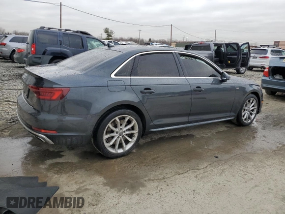 2019 Audi A4 Premium with VIN WAUDNAF45KA007040, listed as a Copart auction lot 49280075 with 32,231 mi miles and Salvage title. Bid and sale history available at DreamBid. Image 3.