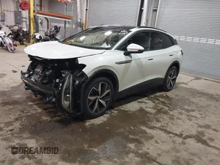 2023 Volkswagen ID.4 Pro with VIN 1V2VMPE8XPC032737, listed as a IAAI auction lot 41207890 with 17,158 mi miles and . Bid and sale history available at DreamBid. Image 2.
