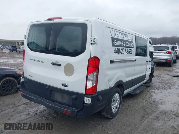 2019 Ford Transit with VIN 1FTYR2YG6KKB47274, listed as a IAAI auction lot 41967189 with 187,594 mi miles and . Bid and sale history available at DreamBid. Image 4.