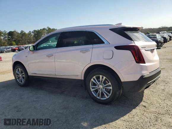2023 Cadillac XT5 FWD Premium Luxury with VIN 1GYKNCR44PZ159363, listed as a Copart auction lot 49511915 with 42,382 mi miles and Salvage Title. Bid and sale history available at carsss.com. Image 2.