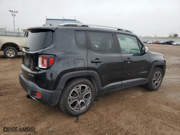 2016 Jeep Renegade Limited with VIN ZACCJADT7GPD14351, listed as a Copart auction lot 51621915 with 53,748 mi miles and Salvage Title. Bid and sale history available at carsss.com. Image 3.