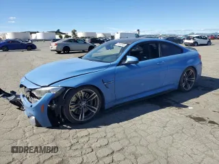 2015 BMW M4 z VIN WBS3R9C59FK334631, wystawiony jako Copart lot #47614745 z przebiegiem 152 896 mil mil oraz Szkoda całkowita • Salvage title. Historia ofert i sprzedaży dostępna na DreamBid. Obrazek 1.