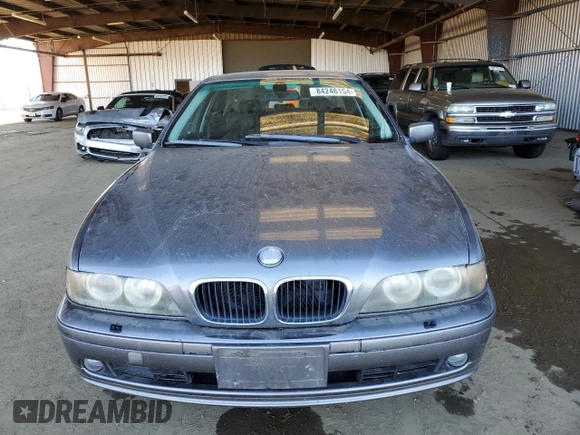 2002 BMW 5 Series 530iA with VIN WBADT63472CK27047, listed as a Copart auction lot 84246154 with 144,170 mi miles and Salvage Title. Bid and sale history available at carsss.com. Image 5.