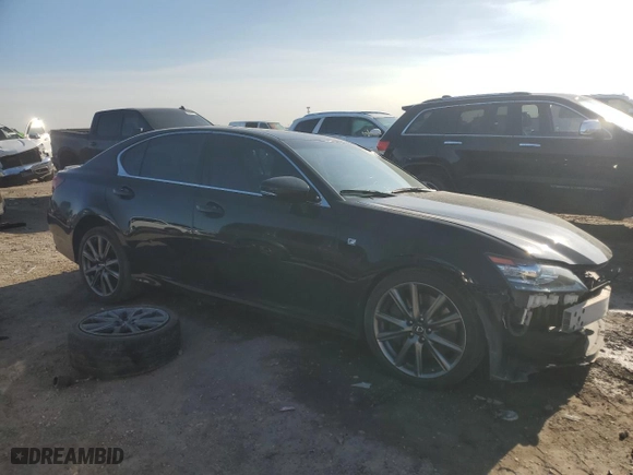 2015 Lexus GS 350 with VIN JTHBE1BL8FA001213, listed as a Copart auction lot 50081225 with 97356 miles and Salvage Title. Bid and sale history available at carsss.com. Image 4.
