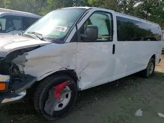 2011 Chevrolet Express Passenger 1LT with VIN 1GAZG1FG5B1104549, listed as a Copart auction lot 62838115 with Not provided miles and Salvage title. Bid and sale history available at DreamBid. Image 14.