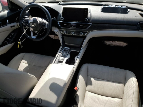 2021 Honda Accord Touring with VIN 1HGCV3F99MA009495, listed as a Copart auction lot 54796265 with 16,698 mi miles and Salvage title. Bid and sale history available at DreamBid. Image 8.