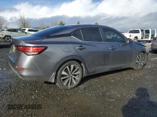 2021 Nissan Sentra SV with VIN 3N1AB8CV0MY312743, listed as a Copart auction lot 44067945 with 60,432 mi miles and Salvage Title. Bid and sale history available at DreamBid. Image 3.