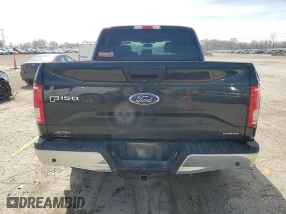 2015 Ford F-150 XLT with VIN 1FTEW1EF3FKF21525, listed as a Copart auction lot 50020835 with 155,727 mi miles and Salvage Title. Bid and sale history available at carsss.com. Image 6.