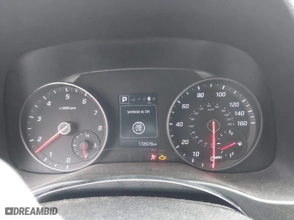 2018 Hyundai Elantra Sport with VIN KMHD04LB3JU498156, listed as a IAAI auction lot 41923602 with 175,000 mi miles. Bid and sale history available at carsss.com. Image 7.