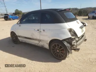2013 FIAT 500 Abarth with VIN 3C3CFFJH1DT645322, listed as a Copart auction lot 42816075 with 114,007 mi miles and Salvage Title. Bid and sale history available at carsss.com. Image 2.