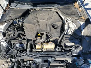 2021 Infiniti Q50 Pure with VIN JN1EV7AP6MM701378, listed as a Copart auction lot 43383655 with 87,293 mi miles and Salvage title. Bid and sale history available at DreamBid. Image 11.