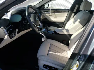 2019 BMW 5 Series 530e with VIN WBAJA9C56KB391866, listed as a Copart auction lot 46541905 with Not provided miles and Salvage title. Bid and sale history available at DreamBid. Image 7.