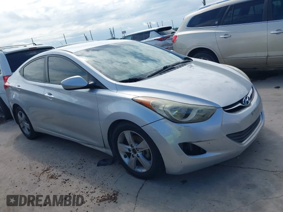 2013 Hyundai Elantra GLS z VIN 5NPDH4AEXDH232965, wystawiony jako IAAI lot #42367984 z przebiegiem 158 126 mil mil oraz . Historia ofert i sprzedaży dostępna na DreamBid. Obrazek 1.
