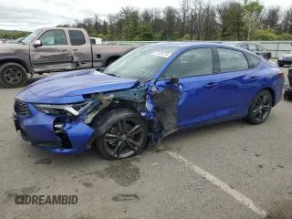 2024 Acura Integra Technology with VIN 19UDE4H64RA012244, listed as a Copart auction lot 57226215 with 14,487 mi miles and Salvage title. Bid and sale history available at DreamBid. Image 1.