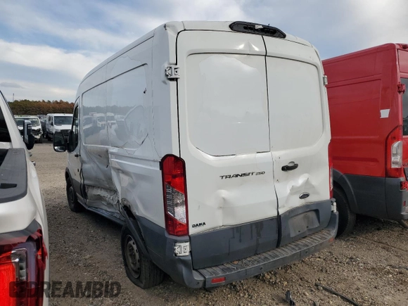 2018 Ford Transit with VIN 1FTYR1CM3JKA06491, listed as a Copart auction lot 70991374 with 192,027 mi miles and Salvage Title. Bid and sale history available at DreamBid. Image 2.