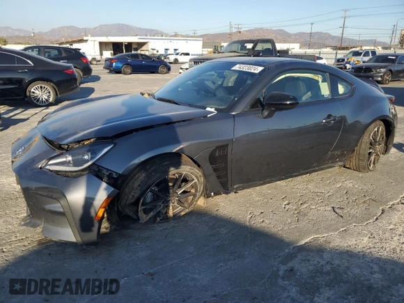 2023 Toyota GR86 Premium with VIN JF1ZNBE18P9766480, listed as a Copart auction lot 74323024 with 8,887 mi miles and Salvage Title. Bid and sale history available at carsss.com. Image 1.