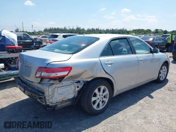 2011 Toyota Camry LE with VIN 4T1BF3EK7BU692395, listed as a IAAI auction lot 42071356 with 130,646 mi miles. Bid and sale history available at carsss.com. Image 4.