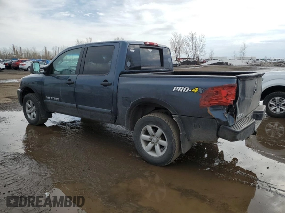 2013 Nissan Titan Pro-4X with VIN 1N6AA0ECXDN314703, listed as a Copart auction lot 49507105 with 287,763 mi miles and Salvage title. Bid and sale history available at DreamBid. Image 2.