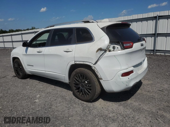 2017 Jeep Cherokee Overland with VIN 1C4PJLJS1HW640840, listed as a Copart auction lot 61449965 with 53,277 mi miles and Salvage title. Bid and sale history available at DreamBid. Image 2.