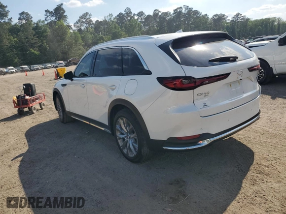 2024 Mazda CX-90 Premium z VIN JM3KKDHD5R1189566, wystawiony jako Copart lot #53689405 z przebiegiem Nie podano mil oraz Szkoda całkowita • Salvage title. Historia ofert i sprzedaży dostępna na DreamBid. Obrazek 2.