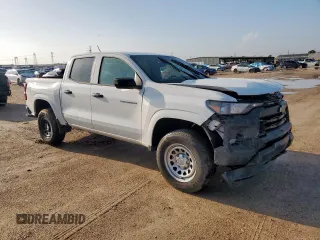 2023 Chevrolet Colorado 2WD Work Truck with VIN 1GCPSBEK5P1136711, listed as a Copart auction lot 65025115 with 29,219 mi miles and Salvage title. Bid and sale history available at DreamBid. Image 4.