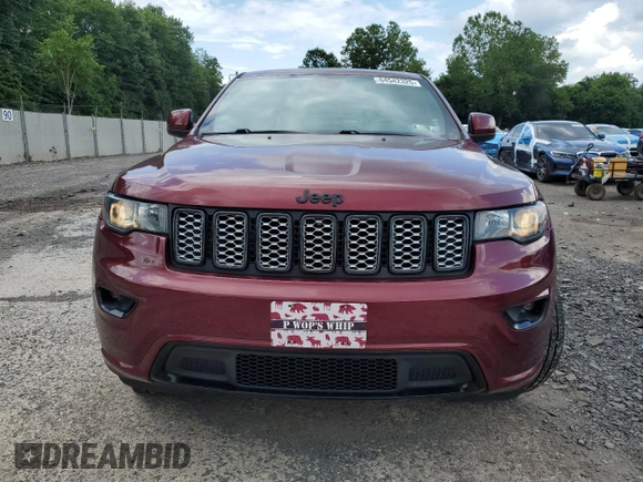 2017 Jeep Grand Cherokee Altitude with VIN 1C4RJFAG4HC737909, listed as a Copart auction lot 64542325 with 36,618 mi miles and Salvage title. Bid and sale history available at DreamBid. Image 5.
