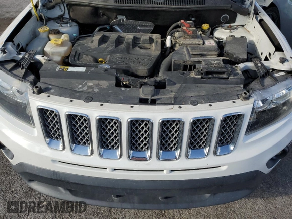 2017 Jeep Compass High Altitude with VIN 1C4NJCEBXHD163029, listed as a Copart auction lot 49732545 with 99,368 mi miles and Salvage Title. Bid and sale history available at carsss.com. Image 12.