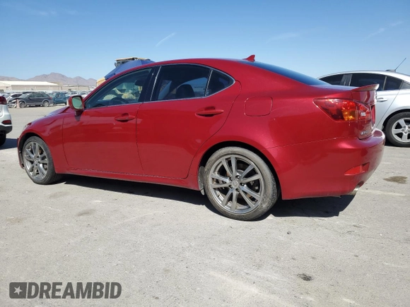 2008 Lexus IS 350 with VIN JTHBE262685018336, listed as a Copart auction lot 52635385 with 144,233 mi miles and Salvage title. Bid and sale history available at DreamBid. Image 2.