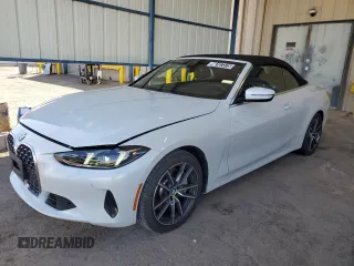 2025 BMW 4 Series 430i xDrive with VIN WBA53DB09SCT32390, listed as a Copart auction lot 48107375 with 11,555 mi miles and Clean Title. Bid and sale history available at carsss.com. Image 1.