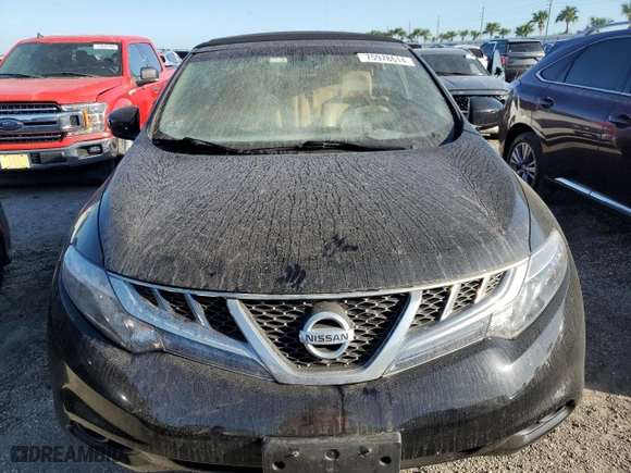 2011 Nissan Murano CrossCabriolet with VIN JN8AZ1FYXBW003277, listed as a Copart auction lot 75978614 with 0 mi miles and Salvage Title. Bid and sale history available at carsss.com. Image 5.