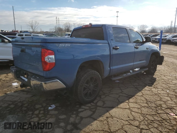 2020 Toyota Tundra 2WD SR5 with VIN 5TFEY5F17LX259009, listed as a Copart auction lot 82742724 with 35,421 mi miles and Salvage Title. Bid and sale history available at carsss.com. Image 3.