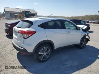 2021 Honda HR-V EX with VIN 3CZRU6H57MM717376, listed as a Copart auction lot 52577585 with 37,623 mi miles and Salvage Title. Bid and sale history available at carsss.com. Image 3.