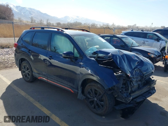 2019 Subaru Forester Special Sports with VIN JF2SKAPC7KH431112, listed as a IAAI auction lot 41771737 with 63,095 mi miles and . Bid and sale history available at DreamBid. Image 1.