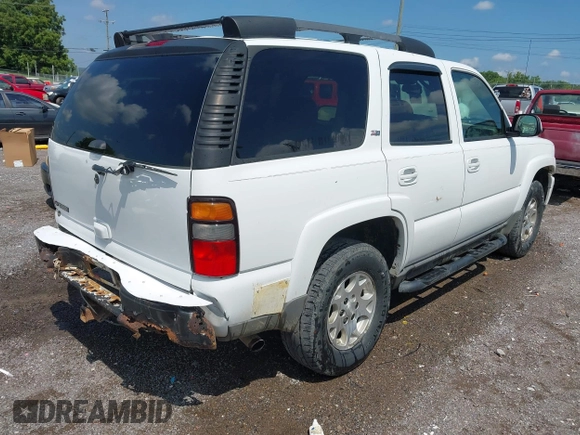 2006 Chevrolet Tahoe Z71 with VIN 1GNEK13T06R101367, listed as a IAAI auction lot 42783435 with 287,412 mi miles and . Bid and sale history available at DreamBid. Image 4.