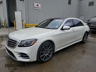 2019 Mercedes-Benz S 560 with VIN WDDUG8DB1KA443364, listed as a Copart auction lot 56522375 with 81,903 mi miles and Salvage title. Bid and sale history available at DreamBid. Image 1.