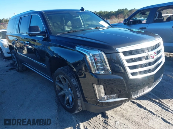 2016 Cadillac Escalade ESV Premium Collection z VIN 1GYS4JKJ5GR318883, wystawiony jako IAAI lot #41452493 z przebiegiem 194 058 mil mil oraz . Historia ofert i sprzedaży dostępna na DreamBid. Obrazek 1.