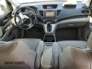 2014 Honda CR-V EX-L with VIN 2HKRM3H74EH555204, listed as a Copart auction lot 45809815 with 75,424 mi miles and Salvage Title. Bid and sale history available at DreamBid. Image 8.