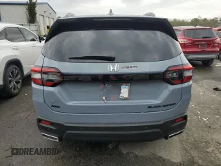 2025 Honda Pilot Black Edition with VIN 5FNYG1H90SB083215, listed as a Copart auction lot 42547625 with 0 mi miles and Salvage Title. Bid and sale history available at carsss.com. Image 6.