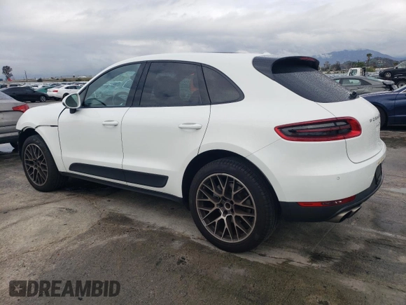 2015 Porsche Macan S with VIN WP1AB2A57FLB72505, listed as a Copart auction lot 48816335 with 41,748 mi miles and Salvage Title. Bid and sale history available at carsss.com. Image 2.