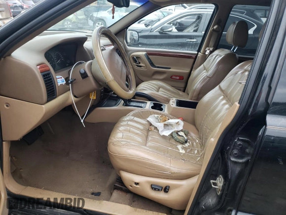 1999 Jeep Grand Cherokee Limited with VIN 1J4GW68SXXC713416, listed as a Copart auction lot 88296395 with 0 mi miles and Non Repairable. Bid and sale history available at carsss.com. Image 7.