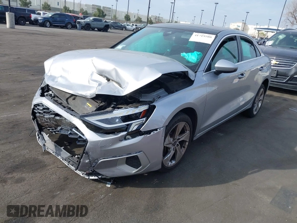 2023 Audi A3 Premium z VIN WAUAUDGY1PA051049, wystawiony jako IAAI lot #41719508 z przebiegiem Nie podano mil oraz . Historia ofert i sprzedaży dostępna na DreamBid. Obrazek 19.