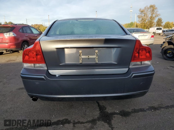 2006 Volvo S60 2.5L Turbo with VIN YV1RH592662526562, listed as a Copart auction lot 77672994 with 192,392 mi miles and Salvage Title. Bid and sale history available at carsss.com. Image 6.