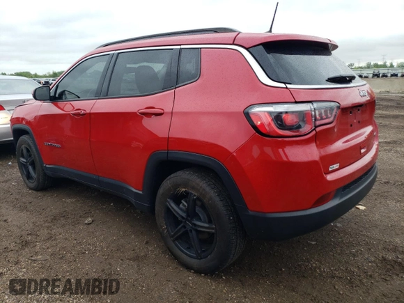 2019 Jeep Compass Latitude z VIN 3C4NJCBBXKT615468, wystawiony jako Copart lot #57355845 z przebiegiem 74 164 mil mil oraz Szkoda całkowita • Salvage title. Historia ofert i sprzedaży dostępna na DreamBid. Obrazek 2.