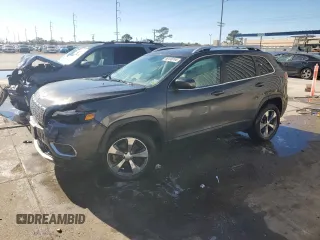 2020 Jeep Cherokee Limited with VIN 1C4PJMDXXLD563757, listed as a Copart auction lot 86130744 with 75,873 mi miles and Salvage Title. Bid and sale history available at carsss.com. Image 1.