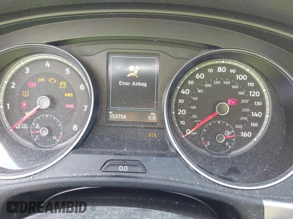 2018 Volkswagen Atlas SE with VIN 1V2LR2CA7JC524893, listed as a IAAI auction lot 41876288 with 153,758 mi miles and . Bid and sale history available at DreamBid. Image 6.