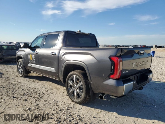 2023 Toyota Tundra Capstone Hybrid with VIN 5TFVC5DB1PX035587, listed as a Copart auction lot 87894665 with 3,056 mi miles and Salvage title. Bid and sale history available at DreamBid. Image 2.